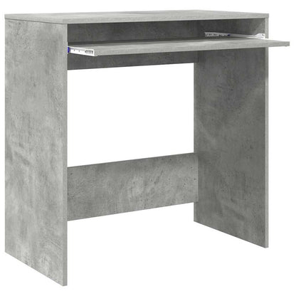 Bureau met lade Beton Grijs 77.5 x 43 x 79 cm Bewerkt hout