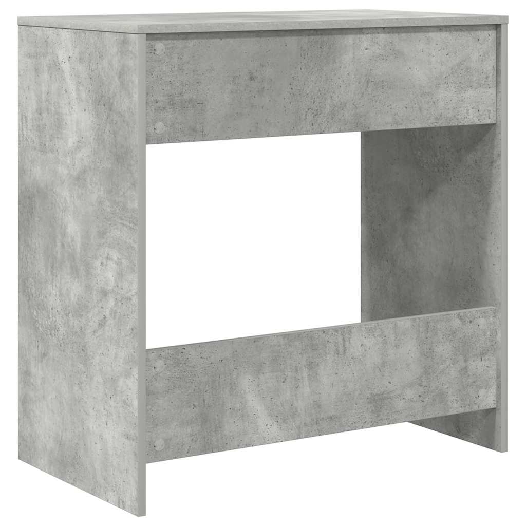 Bureau met lade Beton Grijs 77.5 x 43 x 79 cm Bewerkt hout