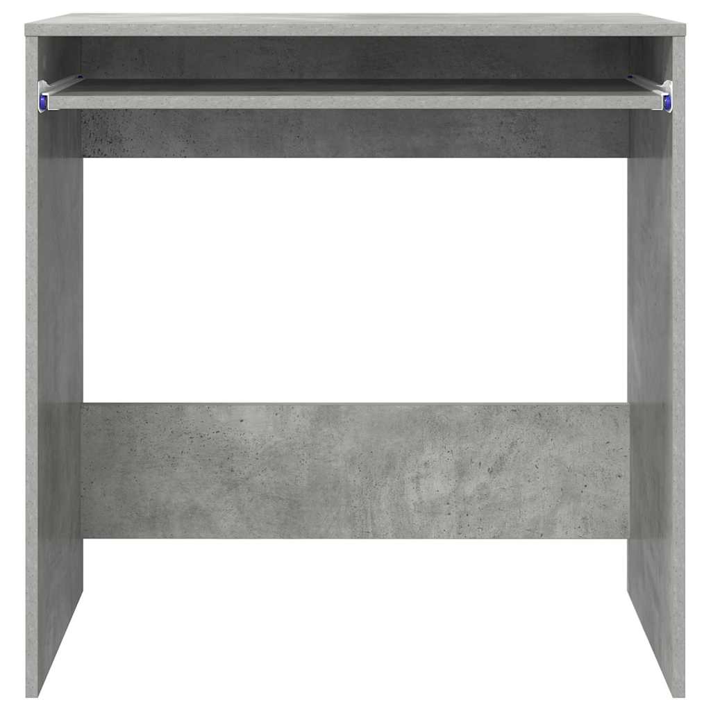 Bureau met lade Beton Grijs 77.5 x 43 x 79 cm Bewerkt hout