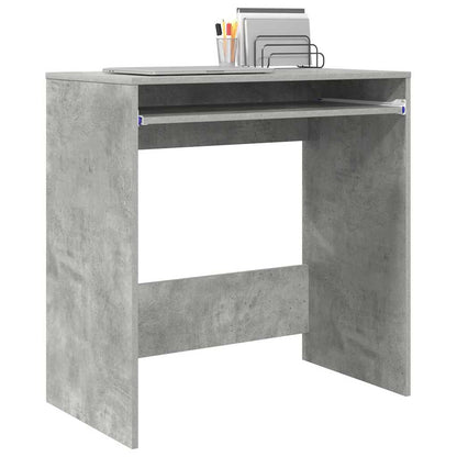 Bureau met lade Beton Grijs 77.5 x 43 x 79 cm Bewerkt hout