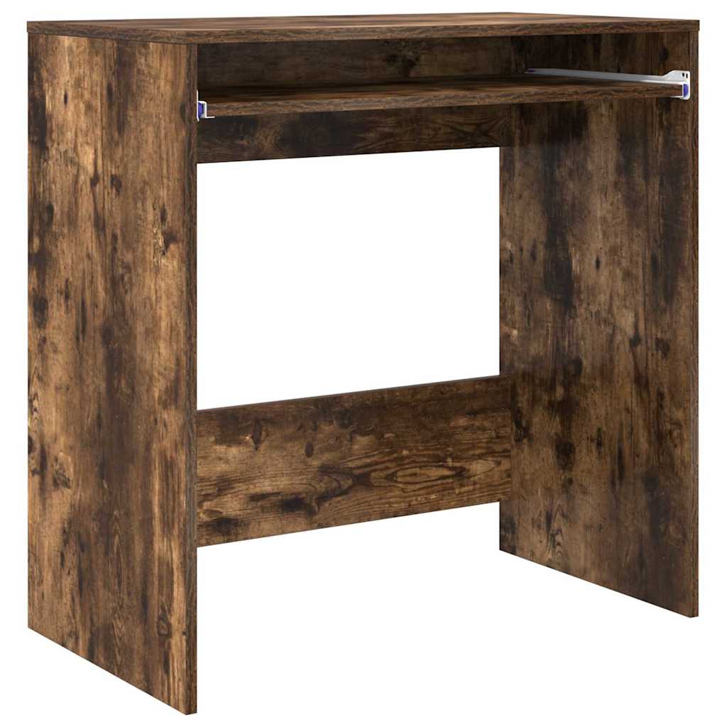Bureau met lade Gerookt eiken 77.5 x 43 x 79 cm Bewerkt hout