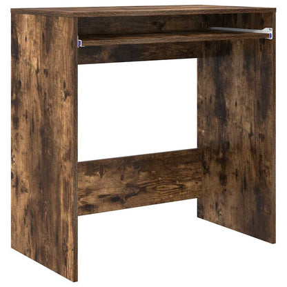 Bureau met lade Gerookt eiken 77.5 x 43 x 79 cm Bewerkt hout