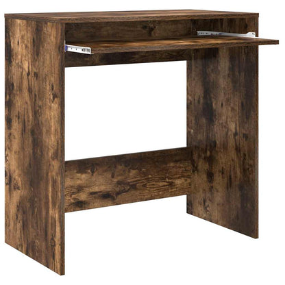 Bureau met lade Gerookt eiken 77.5 x 43 x 79 cm Bewerkt hout