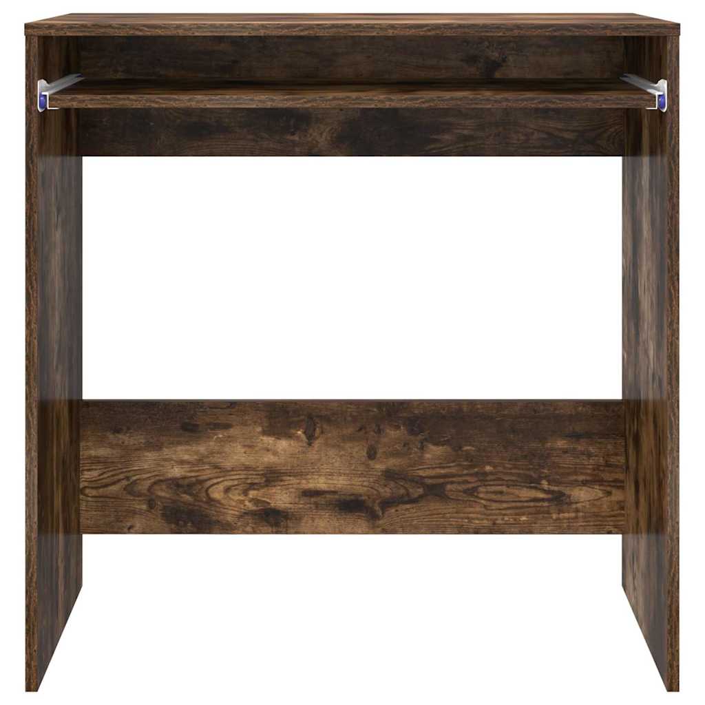 Bureau met lade Gerookt eiken 77.5 x 43 x 79 cm Bewerkt hout