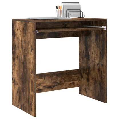 Bureau met lade Gerookt eiken 77.5 x 43 x 79 cm Bewerkt hout