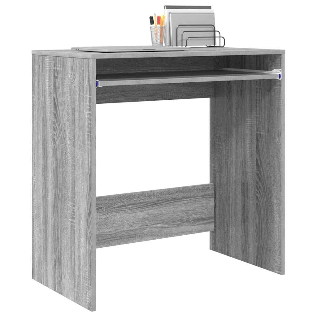 Bureau met lade Grijs Sonoma 77.5 x 43 x 79 cm Bewerkt hout