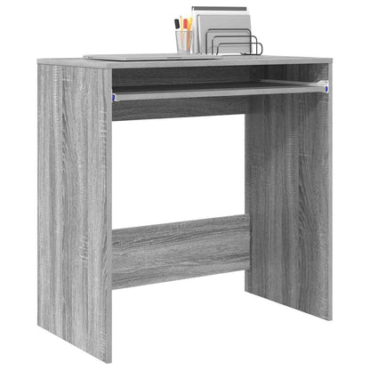 Bureau met lade Grijs Sonoma 77.5 x 43 x 79 cm Bewerkt hout