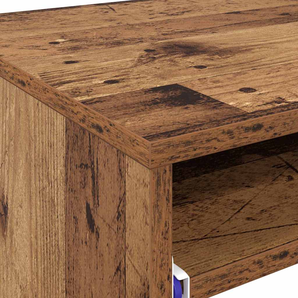 Bureau met lade Oud Hout 77.5 x 43 x 79 cm Bewerkt hout