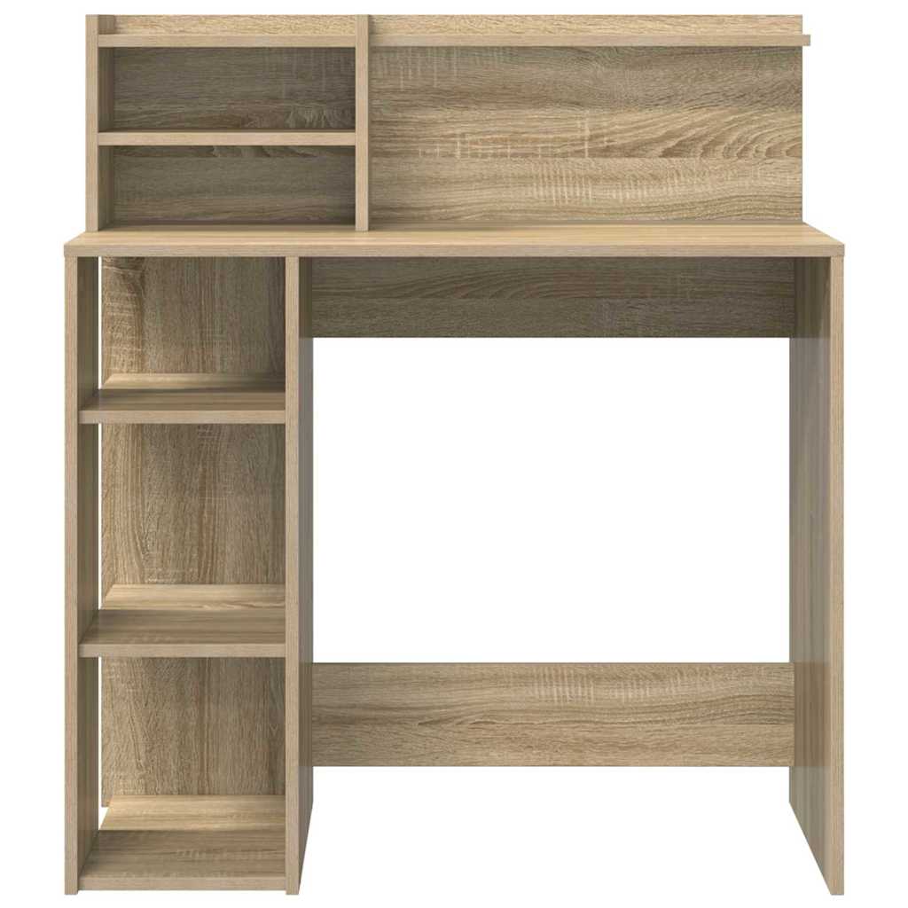 Bureau met plank Sonoma Eiken 90 x 48 x 101,5 cm Bewerkt hout