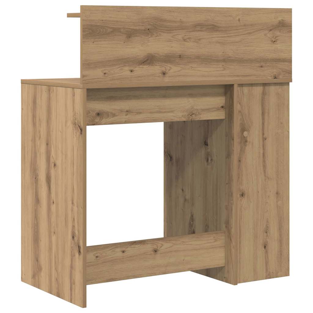 Bureau met plank Artisan Eiken 90 x 48 x 101,5 cm Bewerkt hout