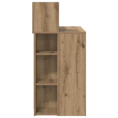 Bureau met plank Artisan Eiken 90 x 48 x 101,5 cm Bewerkt hout