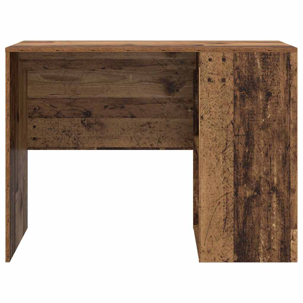 Bureau met plank Oud Hout 102 x 50 x 75 cm Bewerkt hout
