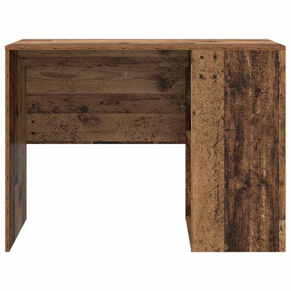 Bureau met plank Oud Hout 102 x 50 x 75 cm Bewerkt hout
