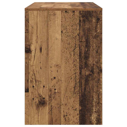 Bureau met plank Oud Hout 102 x 50 x 75 cm Bewerkt hout