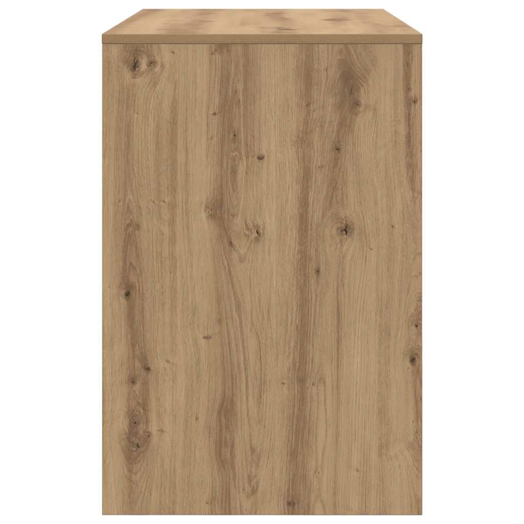 Bureau met plank Artisan Eiken 102 x 50 x 75 cm Bewerkt hout