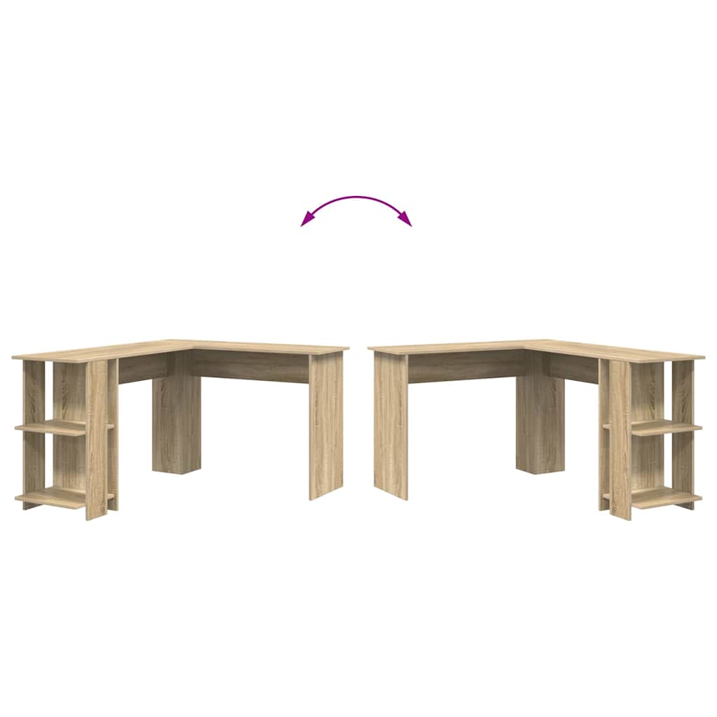 Hoekbureau Sonoma Eiken 140 x 113,5 x 75 cm Bewerkt hout