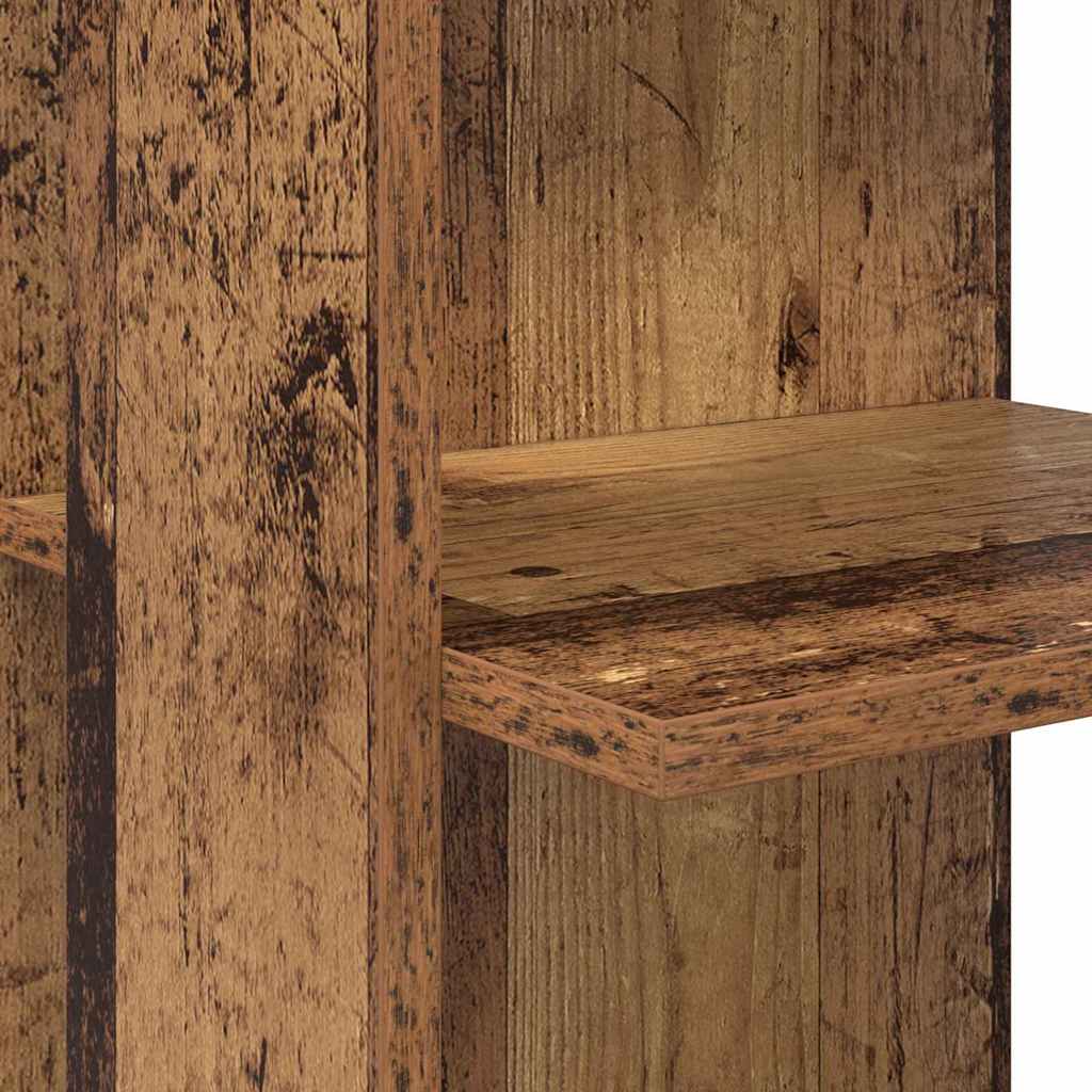 Hoekbureau met plank Oud Hout 140 x 113,5 x 75 cm Bewerkt hout