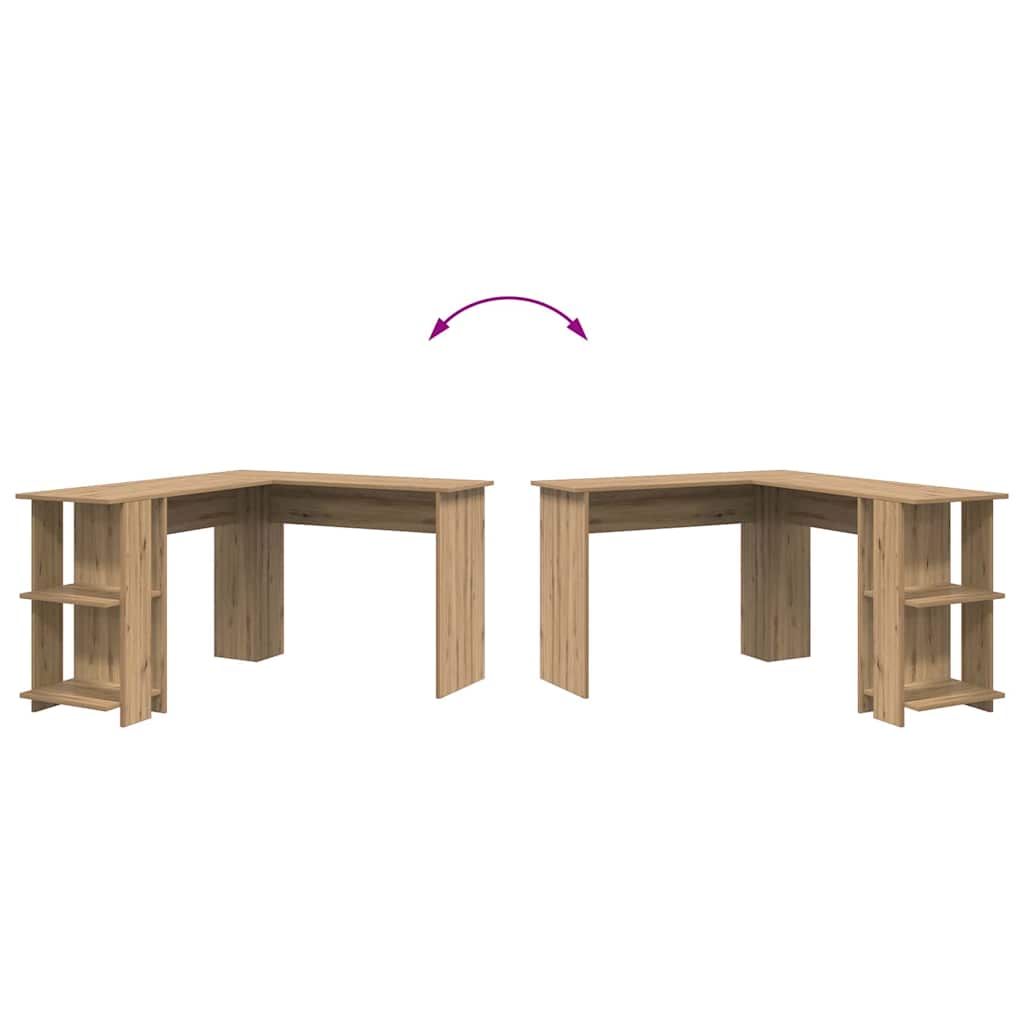 Hoekbureau Artisan Eiken 140 x 113,5 x 75 cm Bewerkt hout