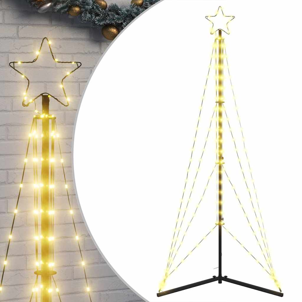 LED-kerstboom 363 LEDs warm wit 182 cm