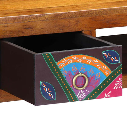 Schrijfbureau met lade met opslag Bruin 110 x 50 x 73 cm