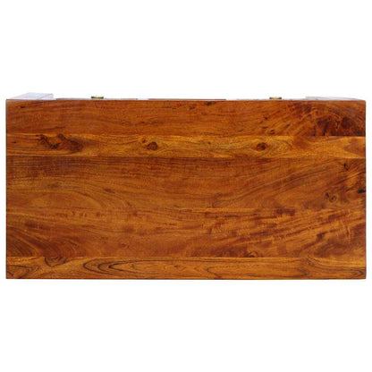 Schrijfbureau met lade met opslag Bruin 100 x 50 x 75 cm