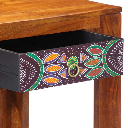 Schrijfbureau met lade met opslag Bruin 100 x 50 x 75 cm