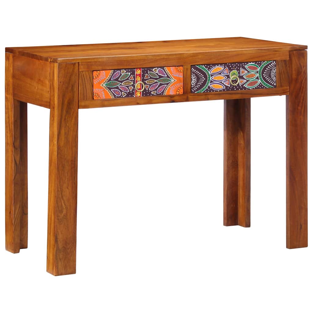 Schrijfbureau met lade met opslag Bruin 100 x 50 x 75 cm