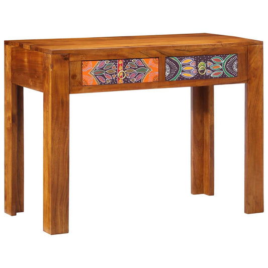 Schrijfbureau met lade met opslag Bruin 100 x 50 x 75 cm