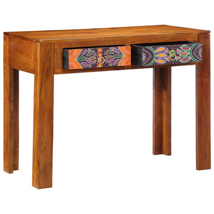 Schrijfbureau met lade met opslag Bruin 100 x 50 x 75 cm