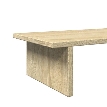 Monitorstandaard 100x27x15 cm bewerkt hout sonoma eikenkleurig