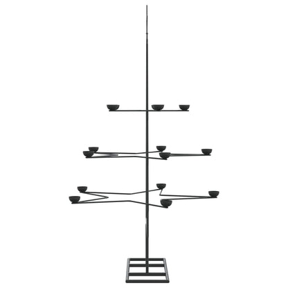 Christmas decoration Christmas tree 105 cm metal black