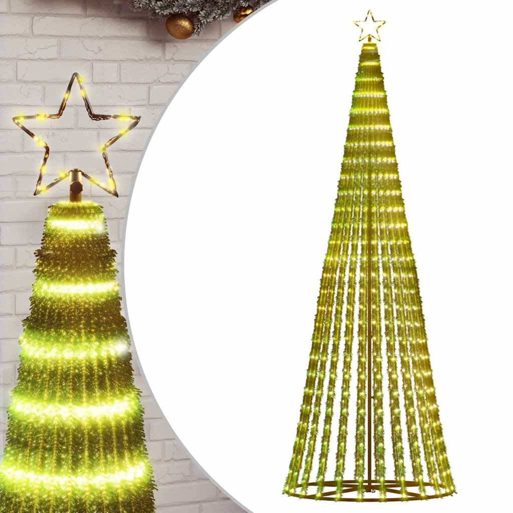 LED-kerstboom 475 LEDs warm wit 247 cm
