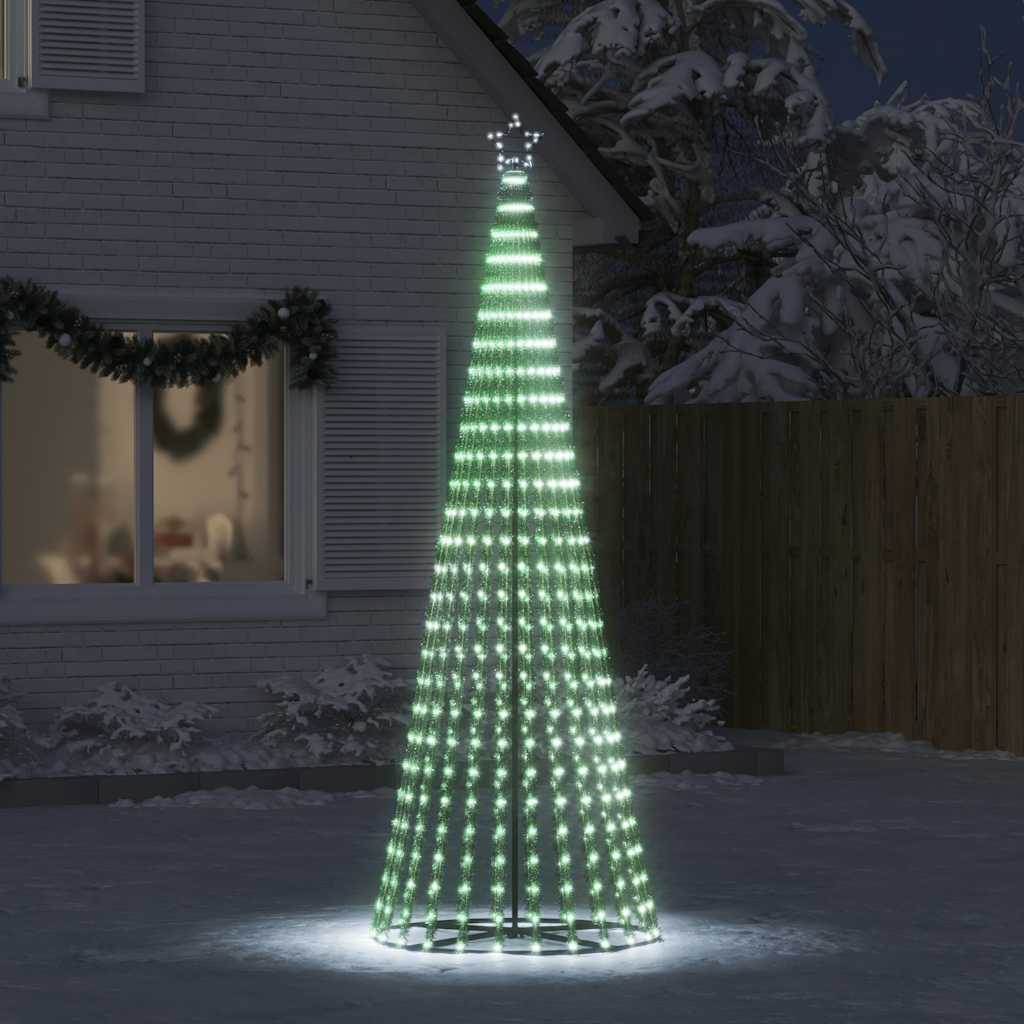 LED-kerstboom 475 LEDs koud wit 247 cm