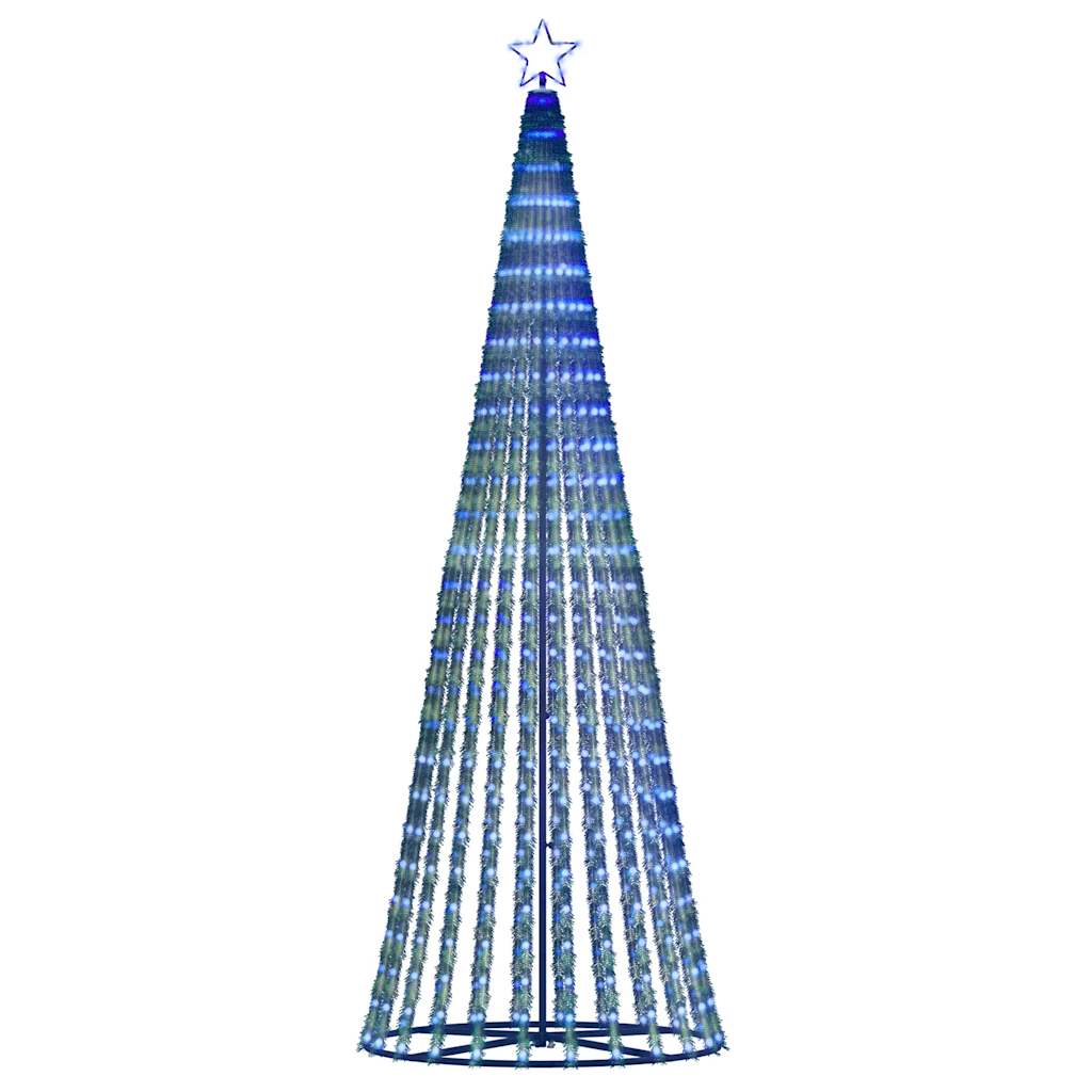 LED-kerstboom 475 LEDs 247 cm blauw
