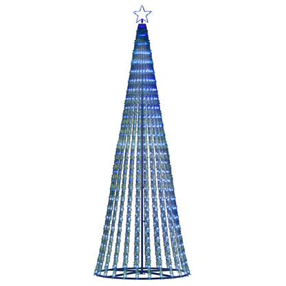 LED-kerstboom 475 LEDs 247 cm blauw