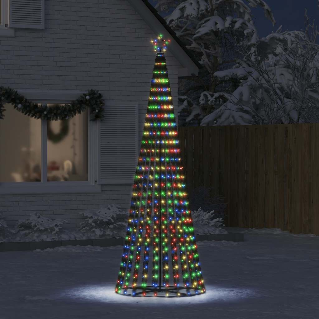 LED-kerstboom 475 LEDs kleurrijk 247 cm