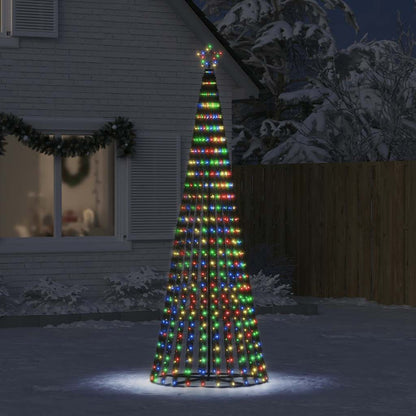 LED-kerstboom 475 LEDs kleurrijk 247 cm
