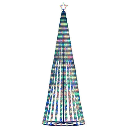 LED-kerstboom 475 LEDs kleurrijk 247 cm