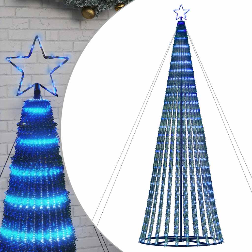 LED-kerstboom 1028 LEDs 403 cm blauw