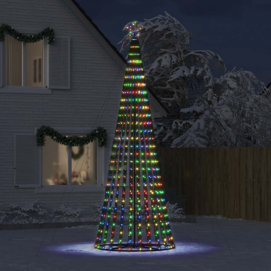 LED-kerstboom 1028 LEDs kleurrijk 403 cm