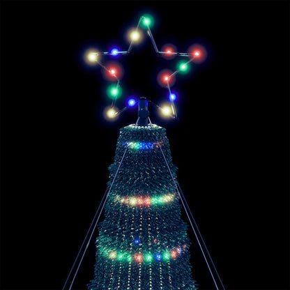 LED-kerstboom 1028 LEDs kleurrijk 403 cm