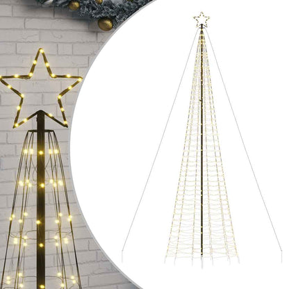 LED-kerstboom met spikes 1534 LEDs warm wit 500 cm