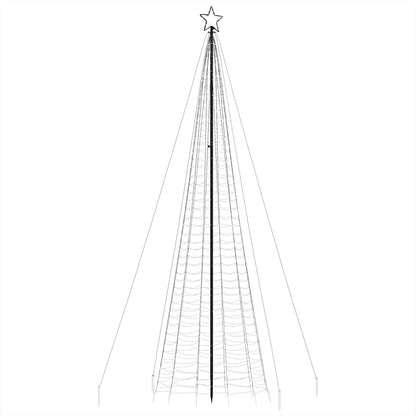 LED-kerstboom met spikes 1534 LEDs warm wit 500 cm