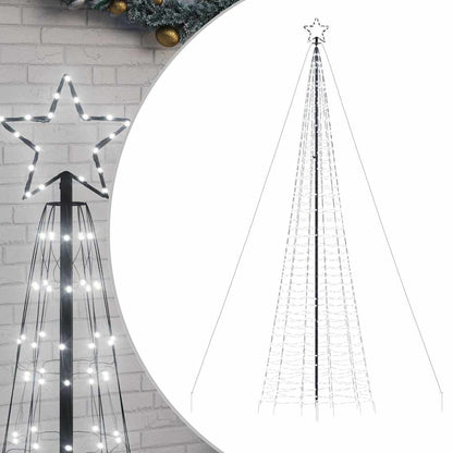 LED-kerstboom met spikes 1534 LEDs 500 cm koud wit