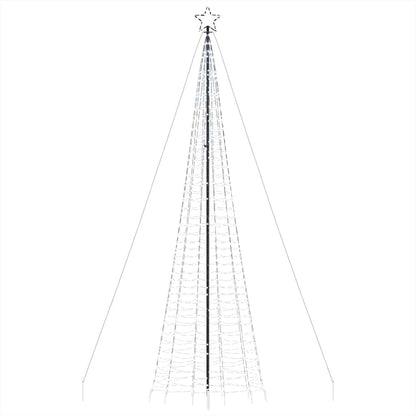 LED-kerstboom met spikes 1534 LEDs 500 cm koud wit