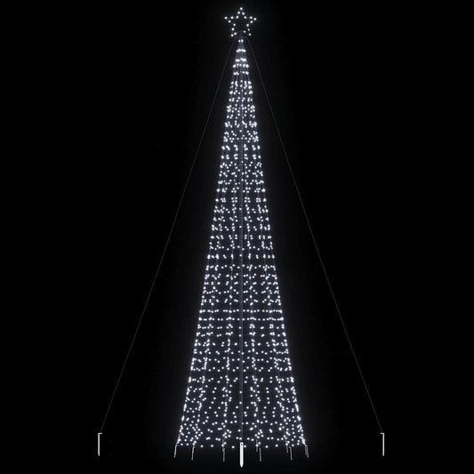 LED-kerstboom met spikes 1534 LEDs 500 cm koud wit