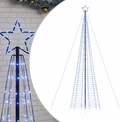 Light cone with ground spikes 1534 blue LEDs 500 cm