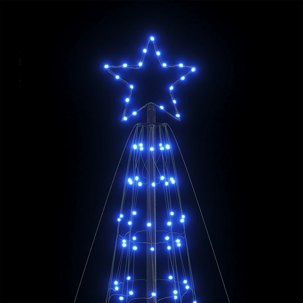 Light cone with ground spikes 1534 blue LEDs 500 cm