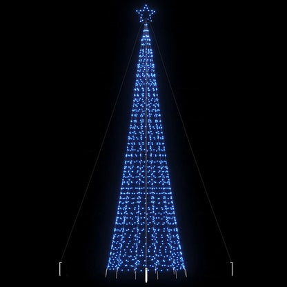Light cone with ground spikes 1534 blue LEDs 500 cm