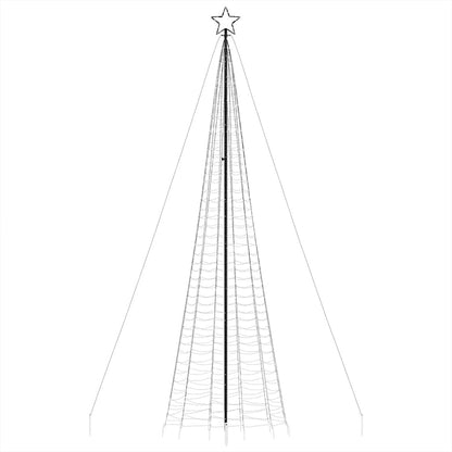 LED-kerstboom met spikes 1534 LED's 500 cm kleurrijk